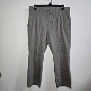 Banana Republic Mens 38X32 Kentfield Dress Pants Gray Straight Leg Slacks